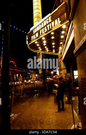PARK CITY UTAH USA - The Egyptian Theatre on Main Street, venue for the ...