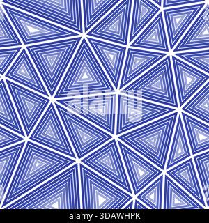 Triangles vector pattern. Multiple repeated inner triangles. Compact ...
