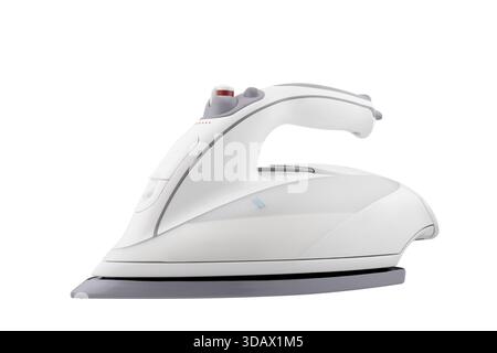 Smoothing iron isolated on a white background. Electric  iron isolated. Stock Photo