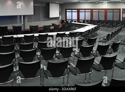 Conference center meeting room, Philadelphia, USA Stock Photo