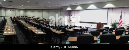 Conference Center meeting training room, Philadelphia, USA Stock Photo