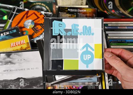 CD album: R.E.M. - up Stock Photo