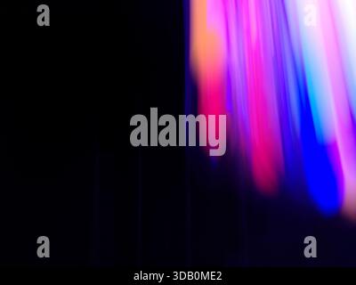 Festive background in vibrant neon and pastel colors no focus. Fluid effect background with pastel blur in psychedelic colors. Stock Photo