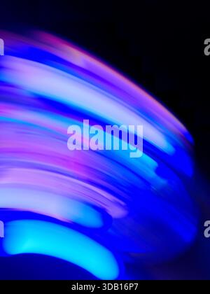 Neon brain visualizes data for smart technology, deep learning, and digital intelligence concepts. Represents machine intelligence, data flow, and a s Stock Photo