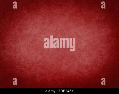 Red grainy textured background with soft vignette and subtle noise. Abstract surface suitable for design layouts, overlays, posters, banners Stock Photo