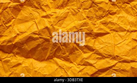 Wrinkled Abstract Background of Golden Orange Creative Material Stock Photo
