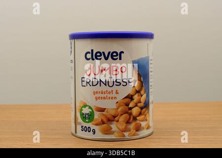 Roasted   and salted peanuts Stock Photo