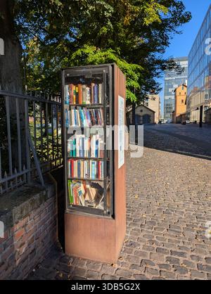 Street library Cologne Germany Stock Photo - Alamy