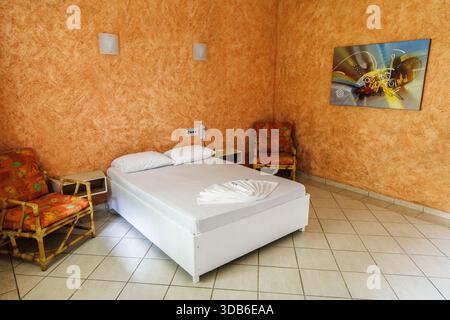 Hotel room, Peruibe, Brazil Stock Photo