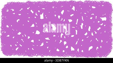 Fluid Pastel Squiggle Crayon Rectangle Box Stock Vector