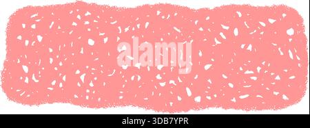 Pink Crayon Wavy Scribble Quote Frame Stock Vector