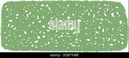 Green Wavy Crayon Scribble Textbox Sketch Stock Vector