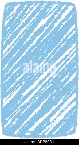 Diagonal Crayon Scribble Quote Frame Rectangle Stock Vector