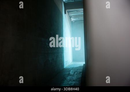 Tall Hallway Stock Photo