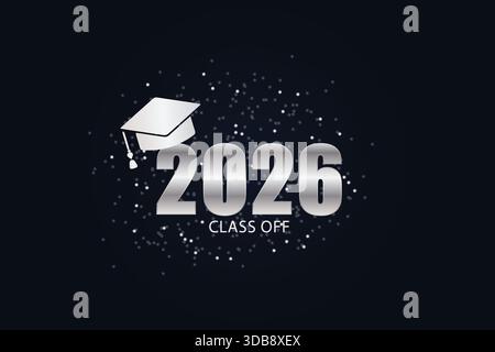 Congratulations to the Class of 2026 Stock Vector