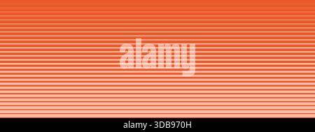Horizontal stripe transition gradient background. Abstract geometric bg with orange parallel lines Stock Vector