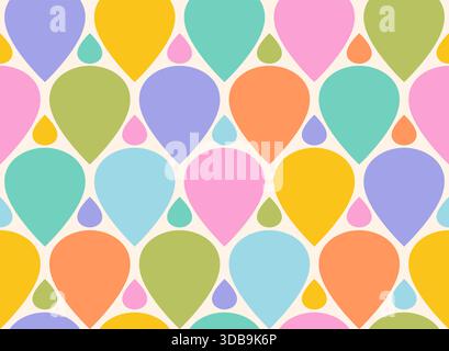 Vector vintage seamless pattern for Christmas or birthday. Retro funny pattern for holidays Stock Vector