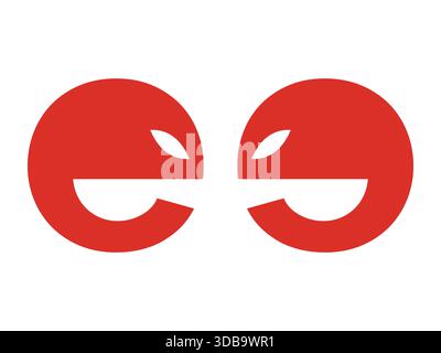 Elegant initial letter EE combined with a creative fox icon, perfect for modern vector design, identity, and digital projects. Stock Vector