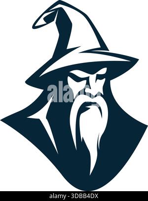 Wizard logo icon design illustration Stock Vector