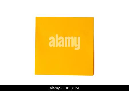 Set of sticky notes isolated on a white background.  blank note Stock Photo