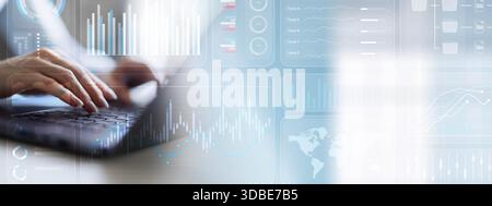 Data Visualization and Business Analytics for Informed Decision Making. Stock Photo