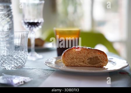 Epiphany cake Spanish dessert Stock Photo