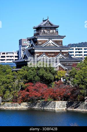 Hiroshima Castle Japan Stock Photo