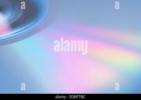 Multicolored violet-blue gradient abstract background - hologram Stock Photo