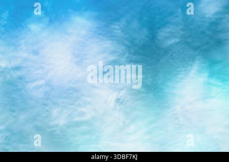 Soft abstract light-blue background, defocused sky Stock Photo