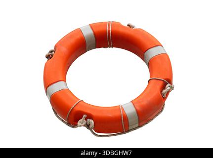lifebuoy isolated on white background Stock Photo