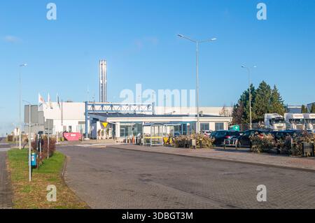 Tarnowo Podgorne, Poland - October 26, 2025: Logo and sign of Imperial  Brands, Imperial Tobacco Polska S.A Stock Photo