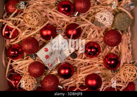Merry Christmas and happy holidays! Beautiful decorations. High quality photo Stock Photo
