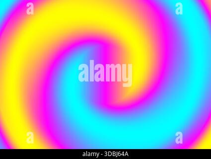 Abstract background with colorful spiral gradient, stock vector Stock Vector