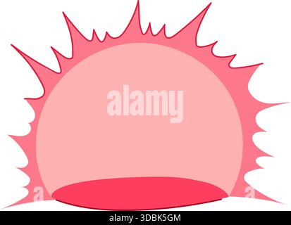 Magic energy shield protecting from impact explosion Stock Vector