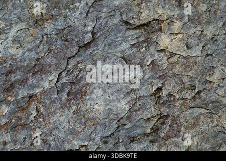 Detail of schist rock slab rough texture, stock photo Stock Photo