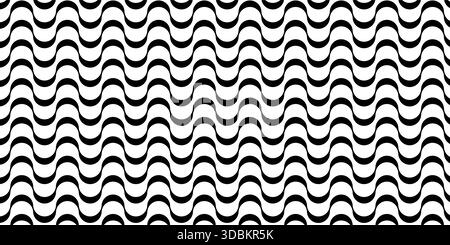 Sao Paulo sidewalk pattern. Famous beach pavement in Brazil. Repeated ...