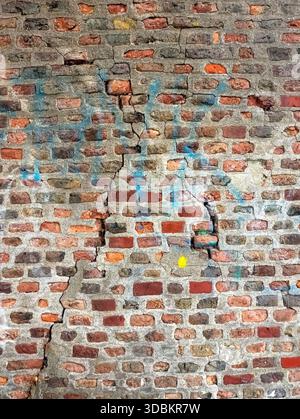 Old brick wall as background or texture Stock Photo