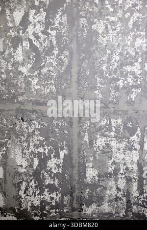 This image showcases an abstract background texture created with gray and white paint. The textured pattern resembles a wall with random designs and a Stock Photo