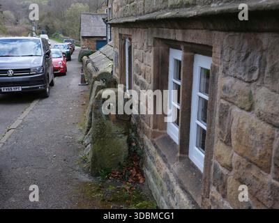 Beeley, Derbyshire, England, UK. 30th March 2025. In March, General views of, in and around the Derbyshire Dales village of Beeley. Derbyshire Stock Photo