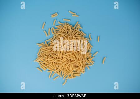 Isolated image uncooked boxed macaroni pasta Stock Photo