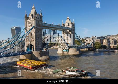 England, London, Tower Bridge Stock Photo
