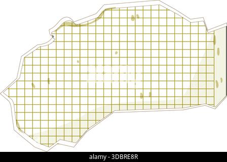 Torn graph paper sheet texture background template Stock Vector