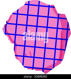 Torn paper shape creating a grid pattern Stock Vector