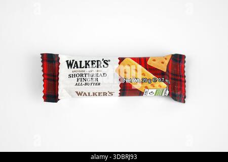Walker's Shortbread Finger - Wales, UK - 21 November 2025 Stock Photo