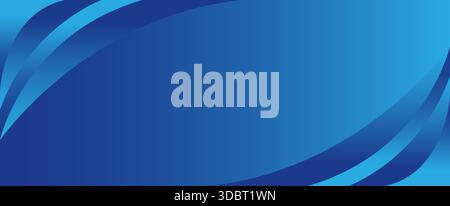 modern abstract background with a smooth blue gradient transition dynamic swooping curved lines and shapes. vector illustration for business Stock Vector