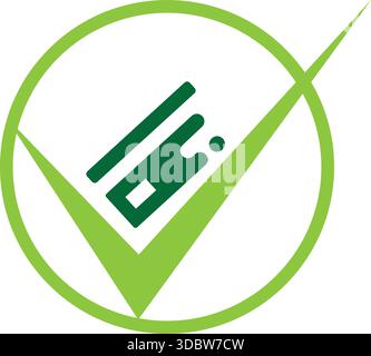 Tick Checkmark Box Business Logo Icon Vector Design Template Stock Vector