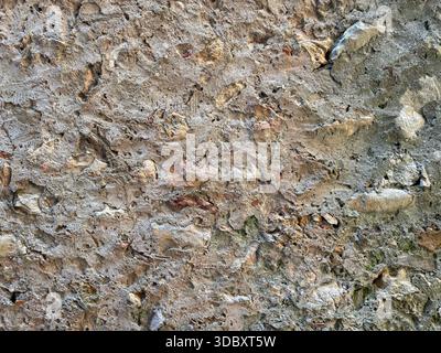 Gray stone wall surface background Stock Photo