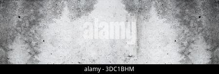 Texture of light gray concrete old wall with slightly rough, porous surface, imperfections, subtle tonal variations and natural pores. Minimalist desi Stock Photo