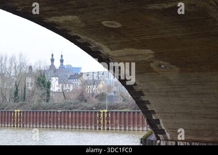bridge in Koblenz Stock Photo