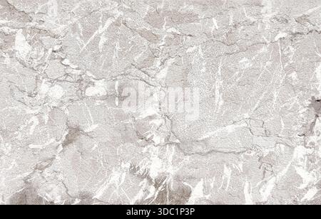 Light gray marble showing abstract natural pattern and rough rock texture Stock Photo